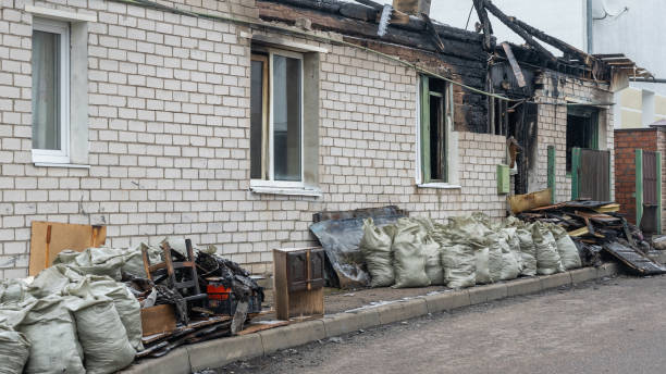 Professional Soot Cleanup technician working in Watkins, MN